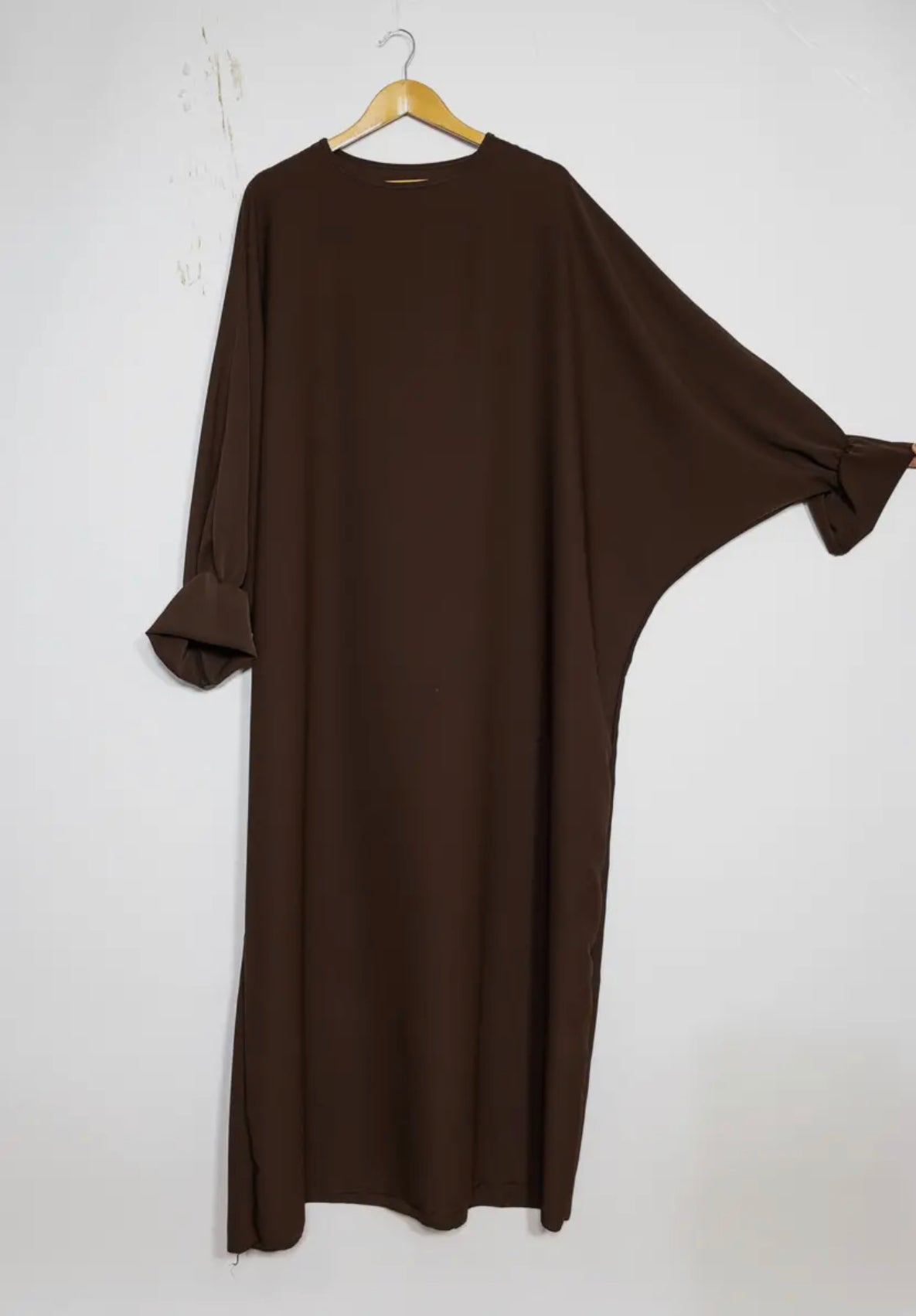 Batwing Abaya- Brown