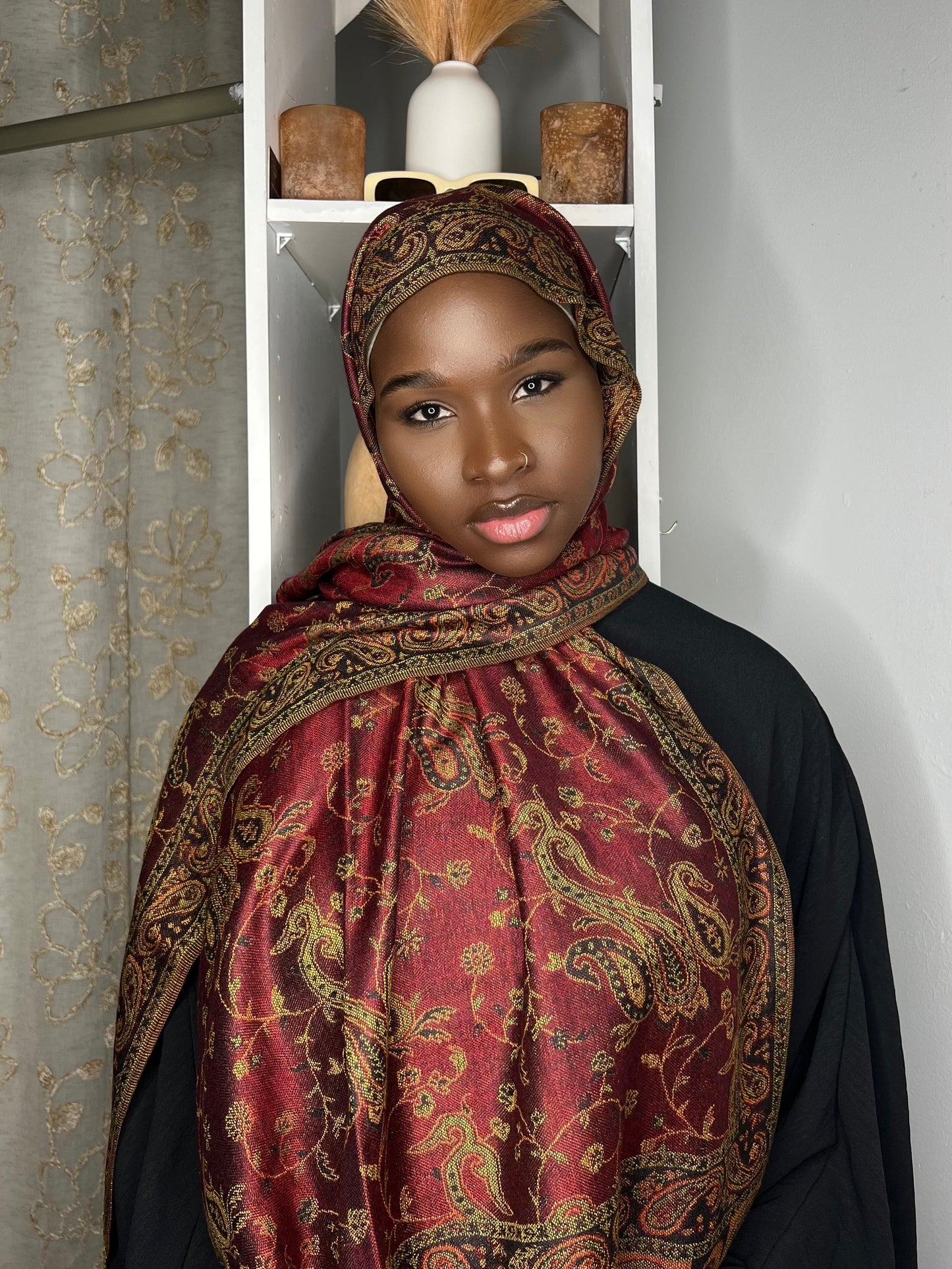 Pashmina- Burgundy