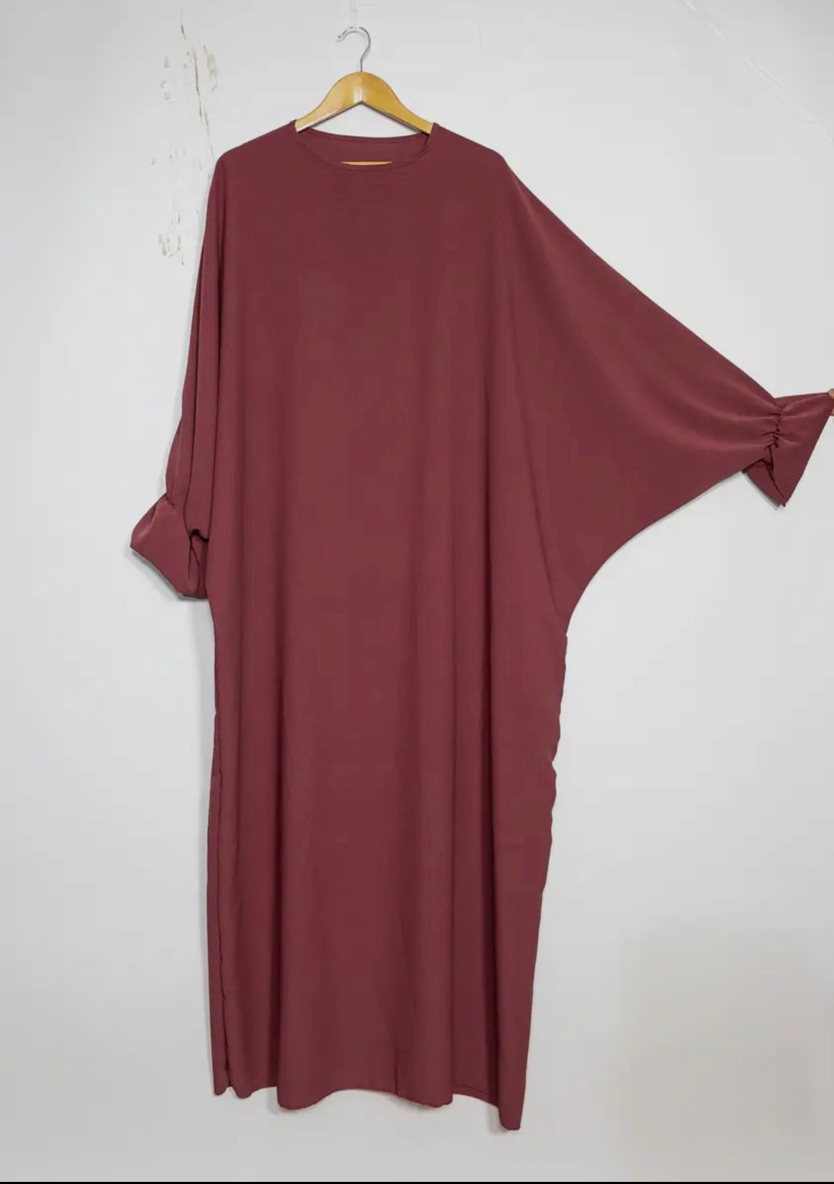 Batwing Abaya- Rose