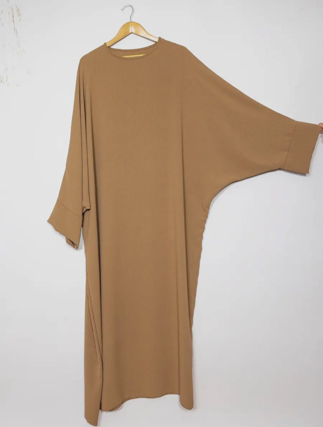 Batwing abaya- Bronze