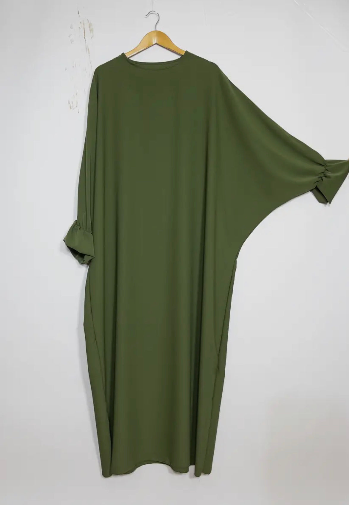 Batwing Abaya- Olive Green