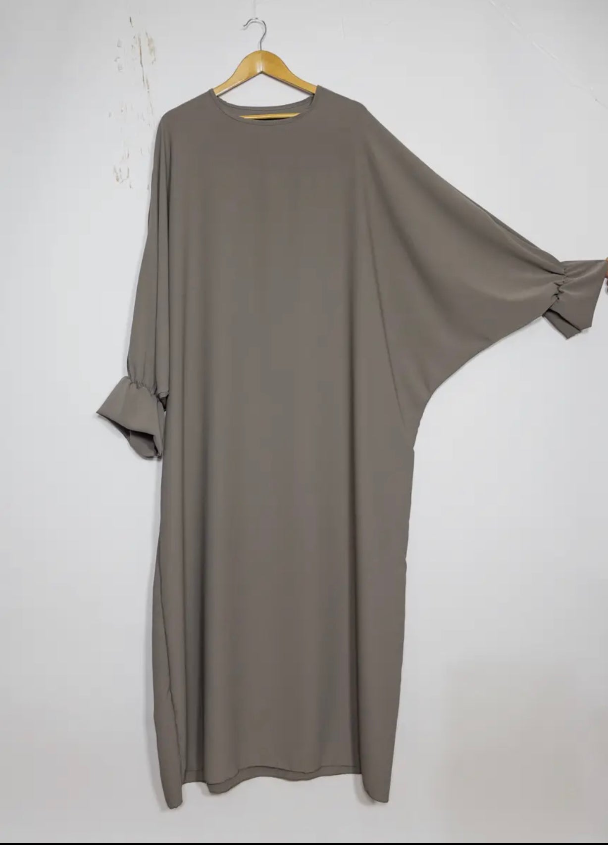 Batwing Abaya- Taupe
