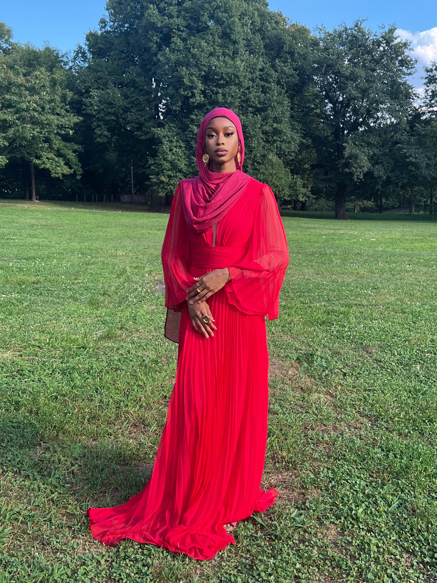 Layla Maxi Chiffon Dress