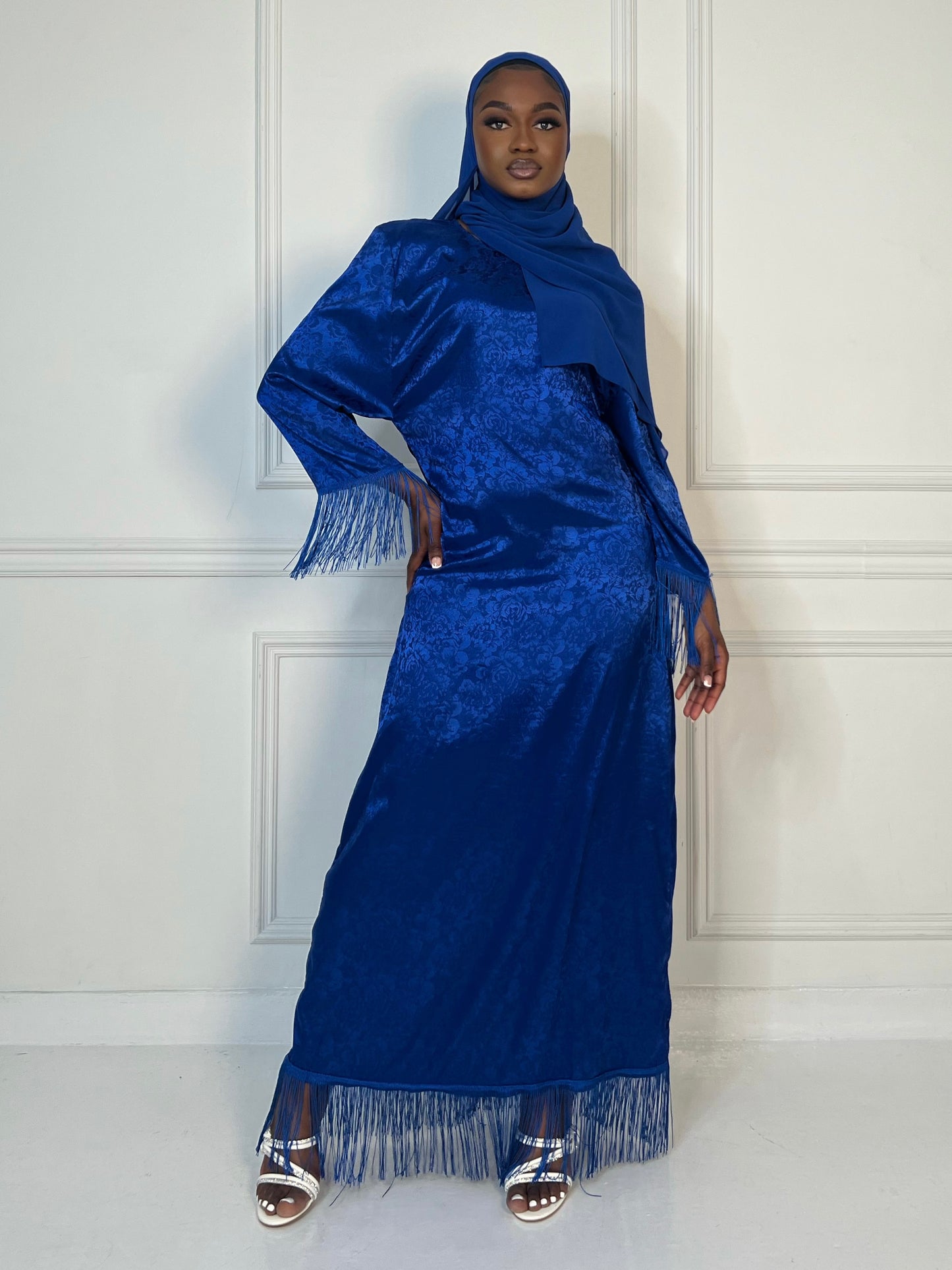 Tassel dress- Sapphire