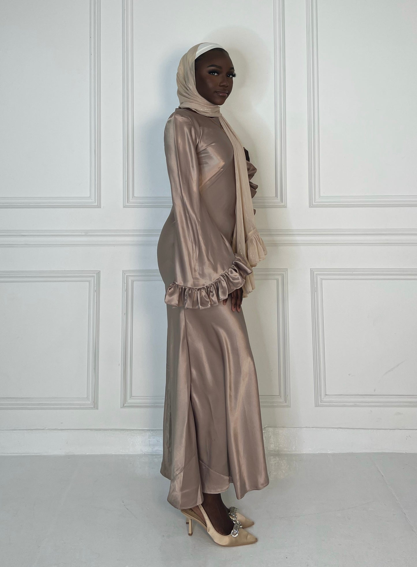 Florere maxi dress- Beige