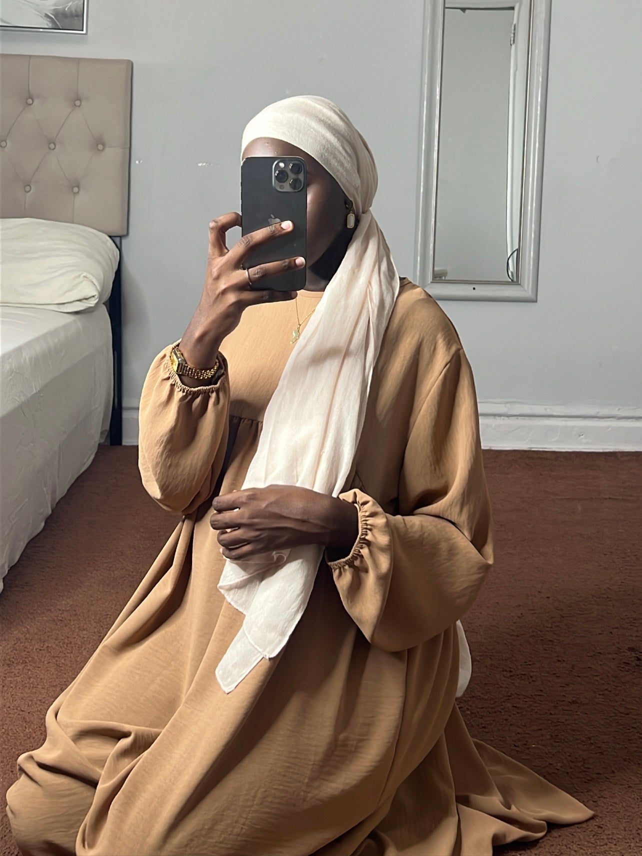 Basic Abaya- Camel