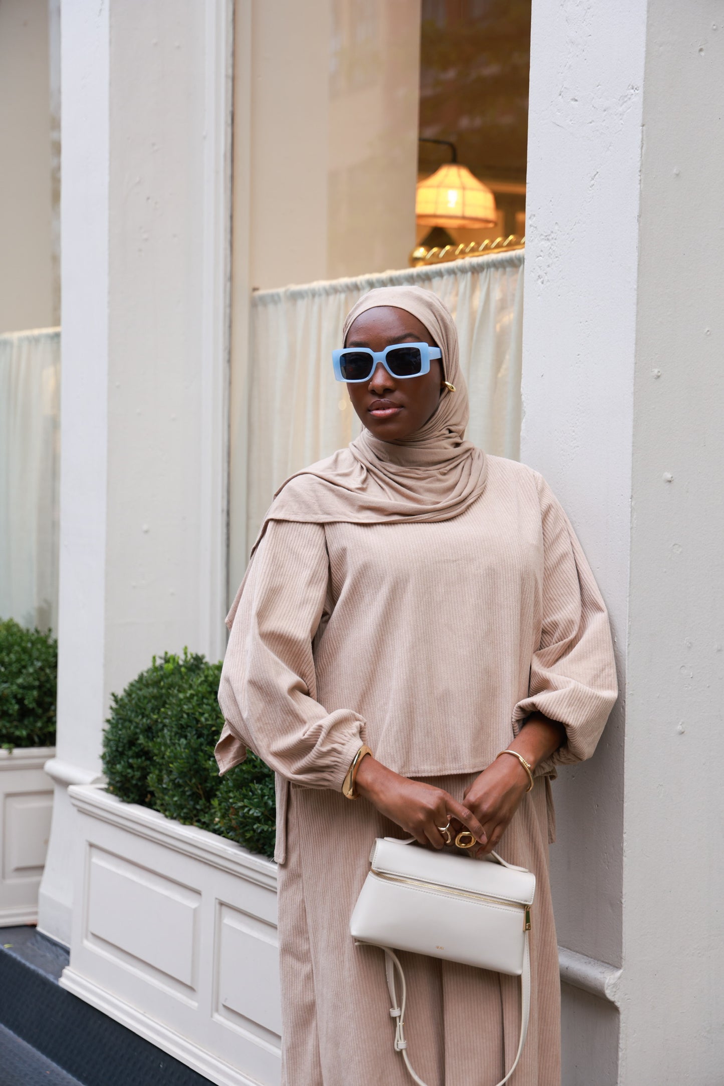 The Corduroy Set- Crème