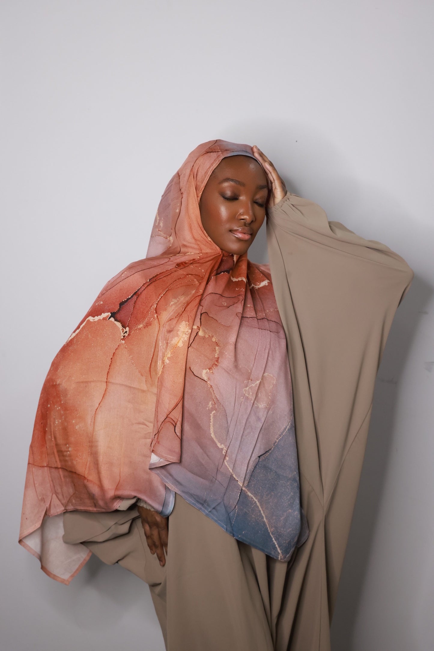 Printed Modal- Desert Blush