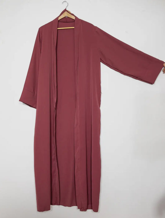 Open Abaya- Rose