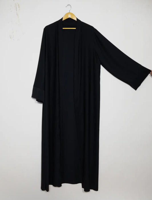 Open Abaya- Black