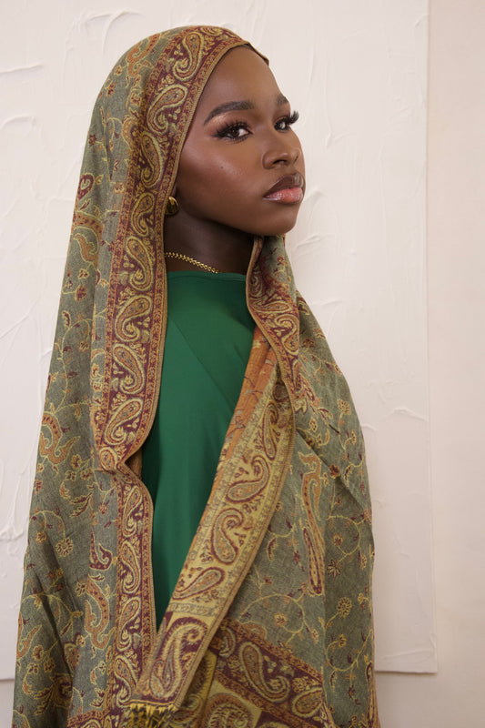 Pashmina- Vintage Garden