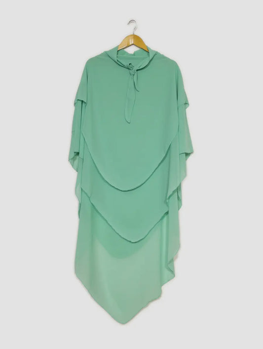 Khimar- Light green