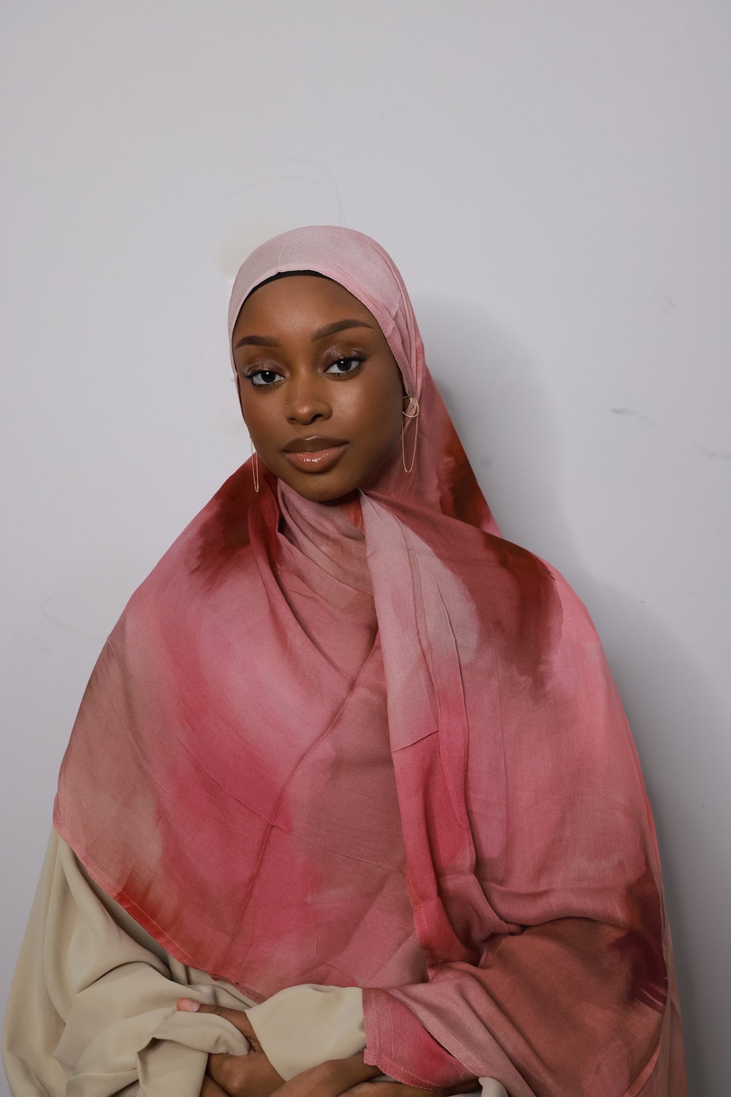 Printed Modal- Rose Mirage