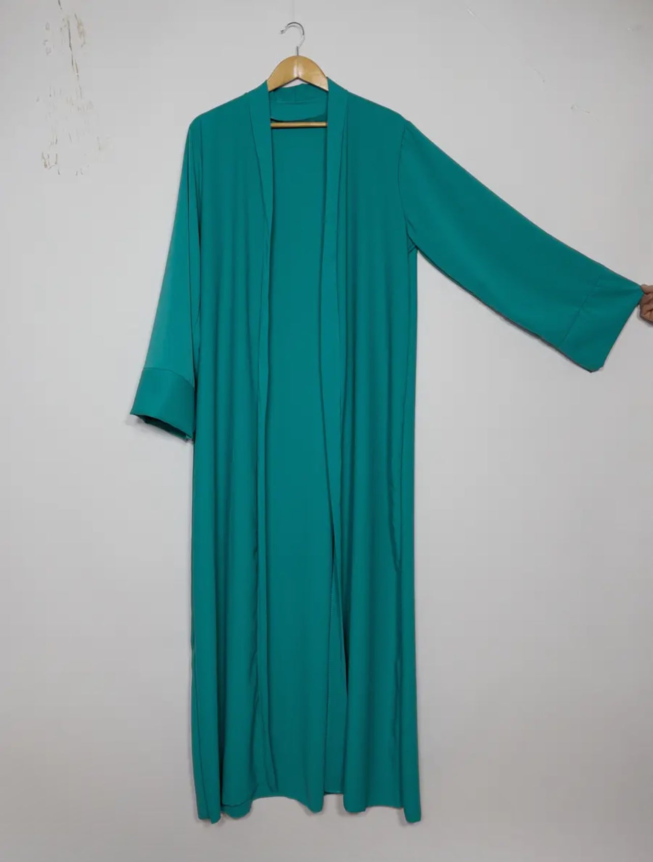 Open Abaya- Turquoise