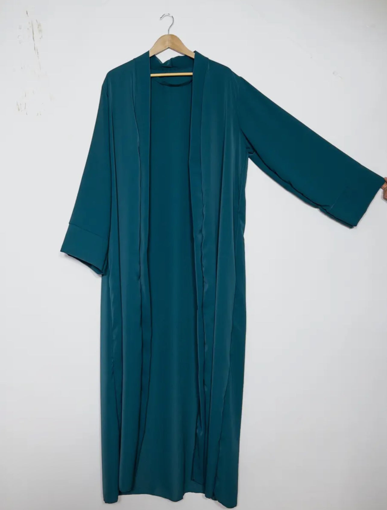 Open Abaya- Teal