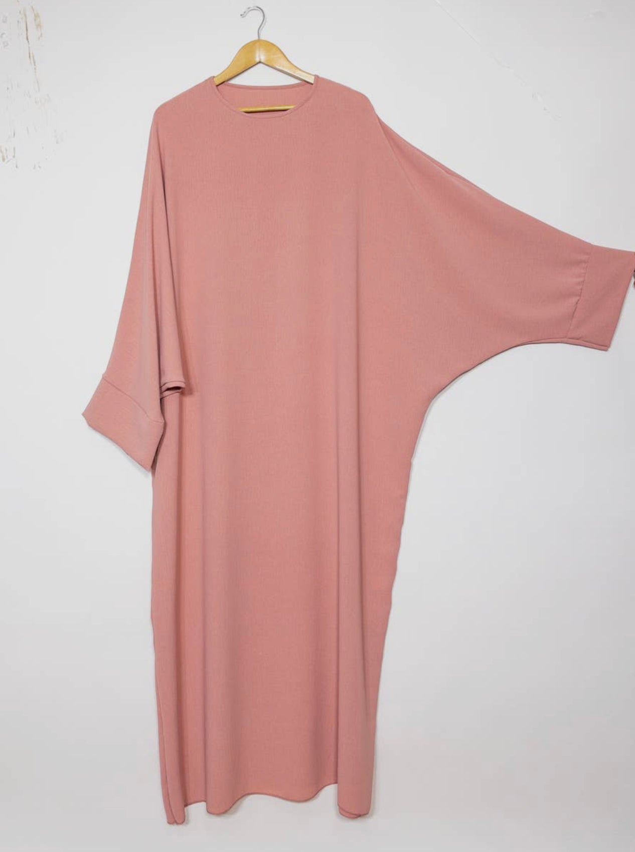 Batwing abaya- Pink