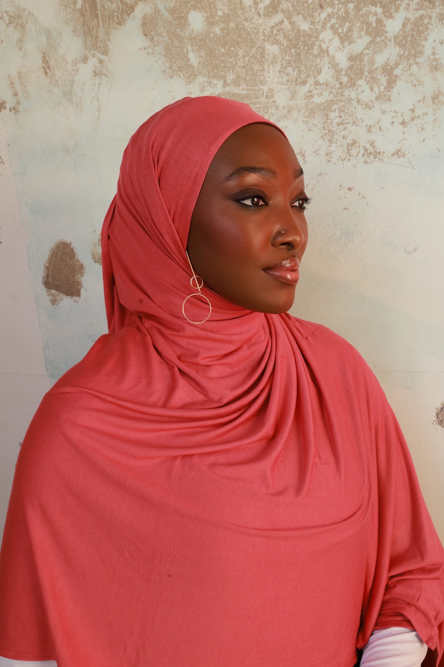 Premium Jersey- Coral Rose