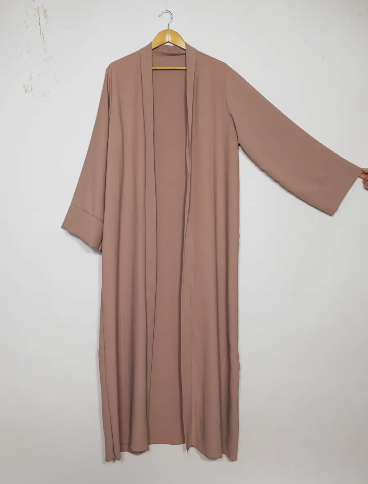 Open Abaya- Salmon