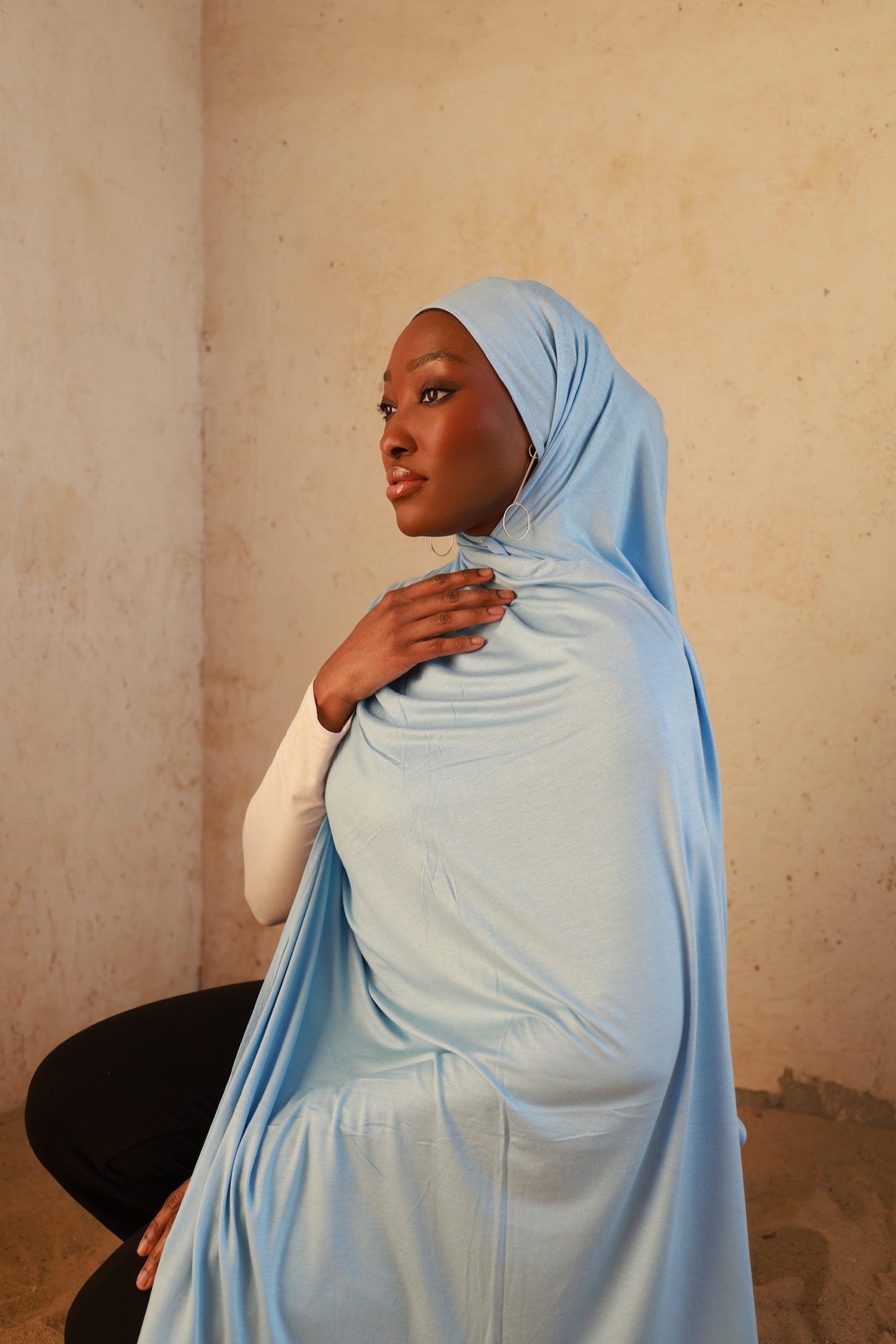 Premium Jersey- Powder blue