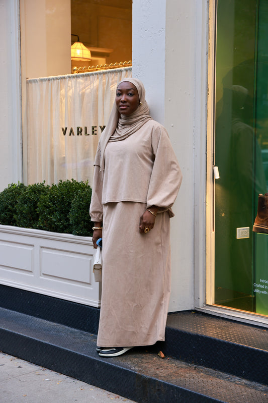 The Corduroy Set- Crème