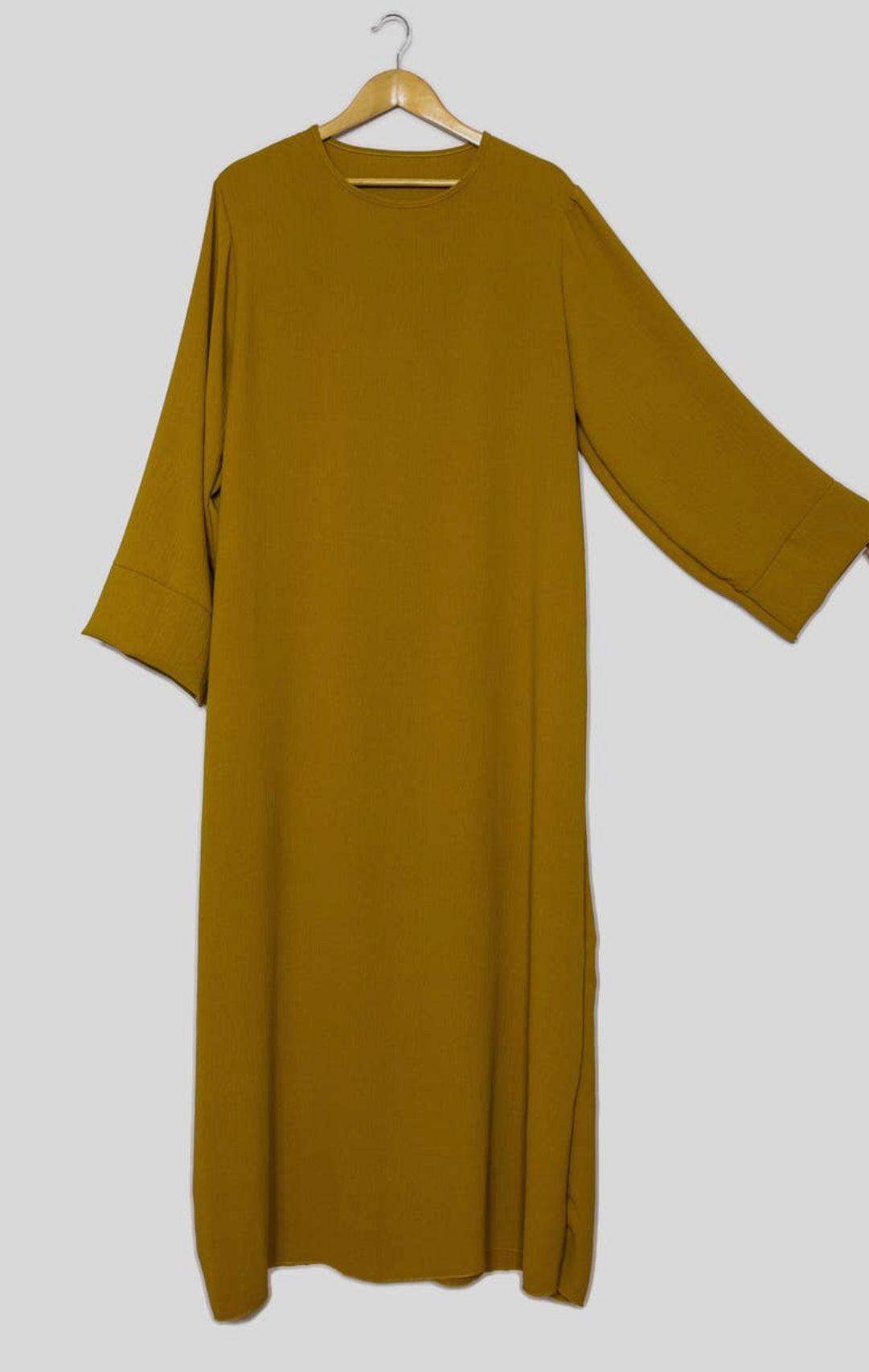 Basic Abaya- Mustard