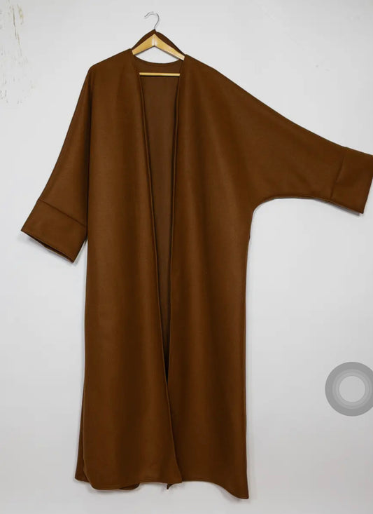 Abaya Coat- Rust