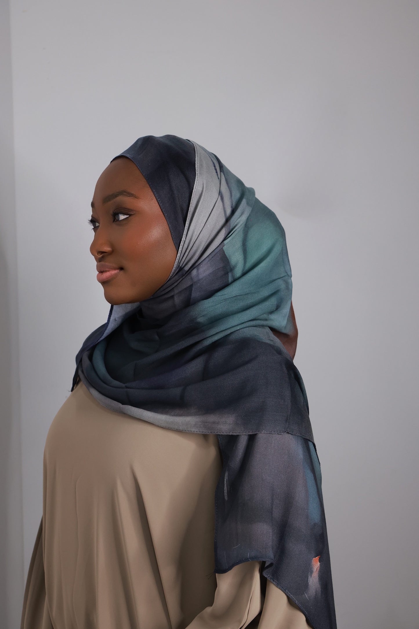 Printed Modal- Midnight Tide