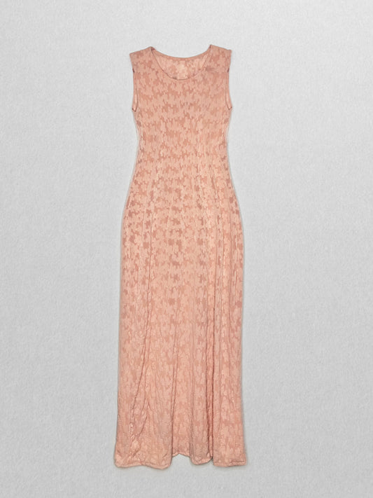 Slip dress- Floral Jersey (Pink)