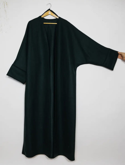 Abaya Coat- Hunter Green