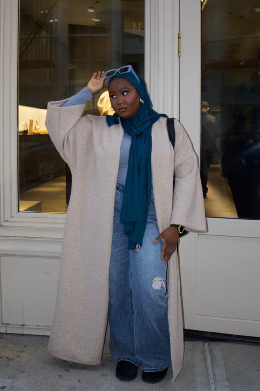 Abaya Coat- Crème