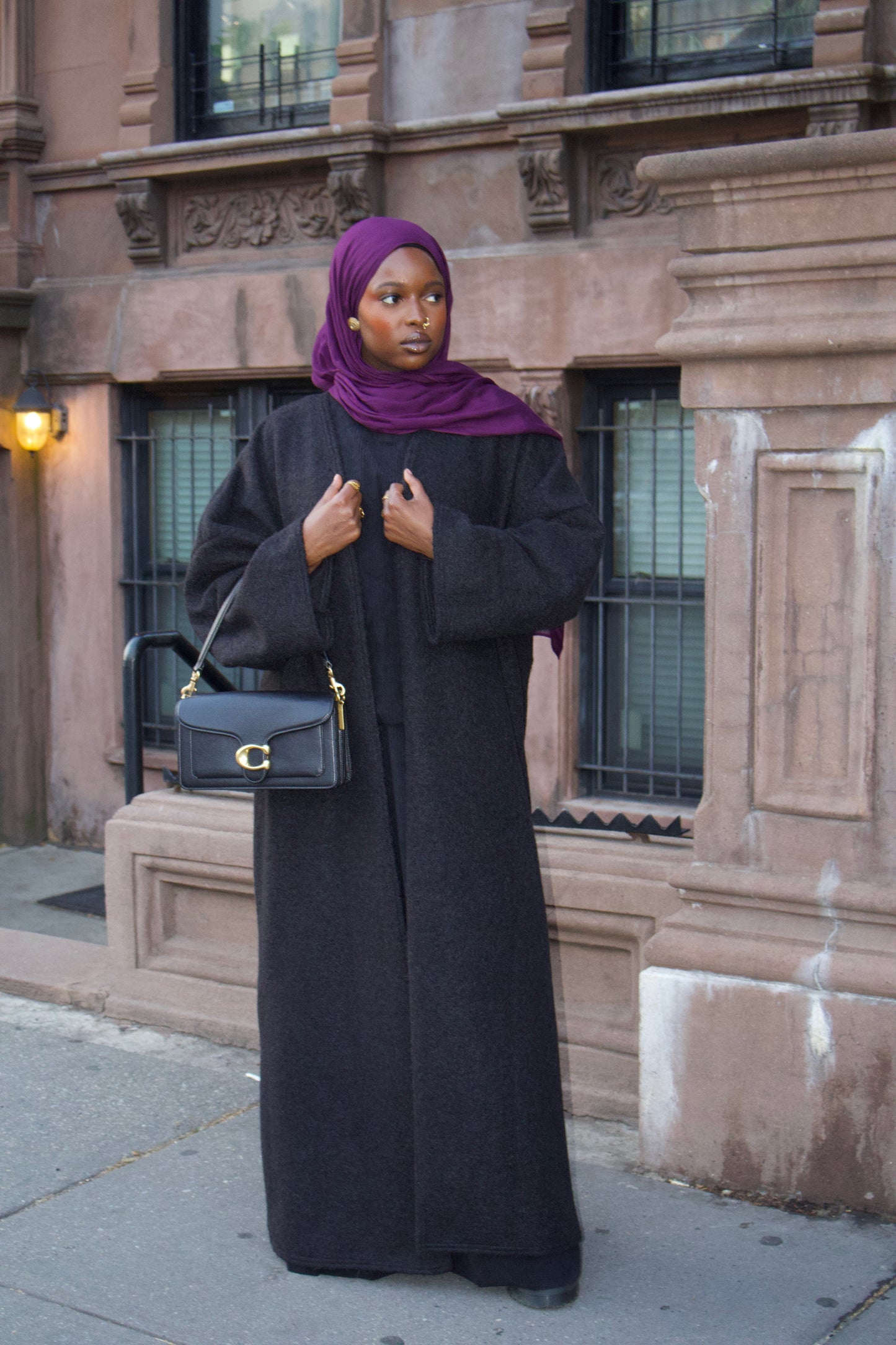 Abaya Coat- Black