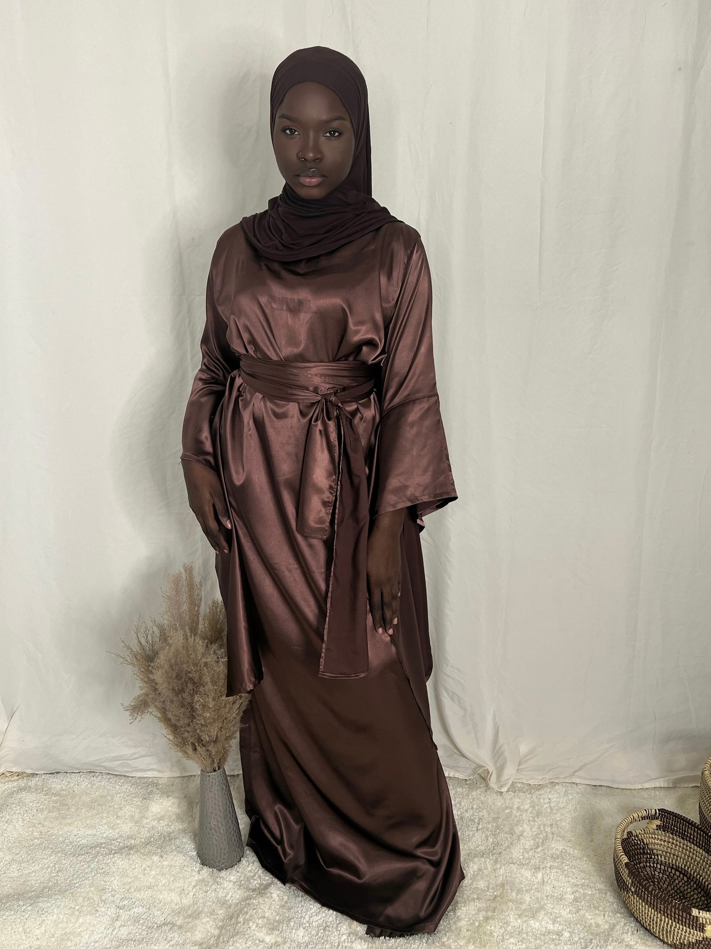 Asma dress- Brown